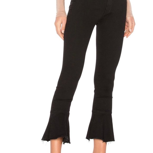 MOTHER Black Ankle & Cropped Jeans - Picture 1 of 8